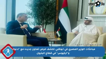 مباحثات الوزير المصري في أبوظبي تكشف فرص تعاون جديدة مع “أدنوك” و”أركيوس” في قطاع البترول